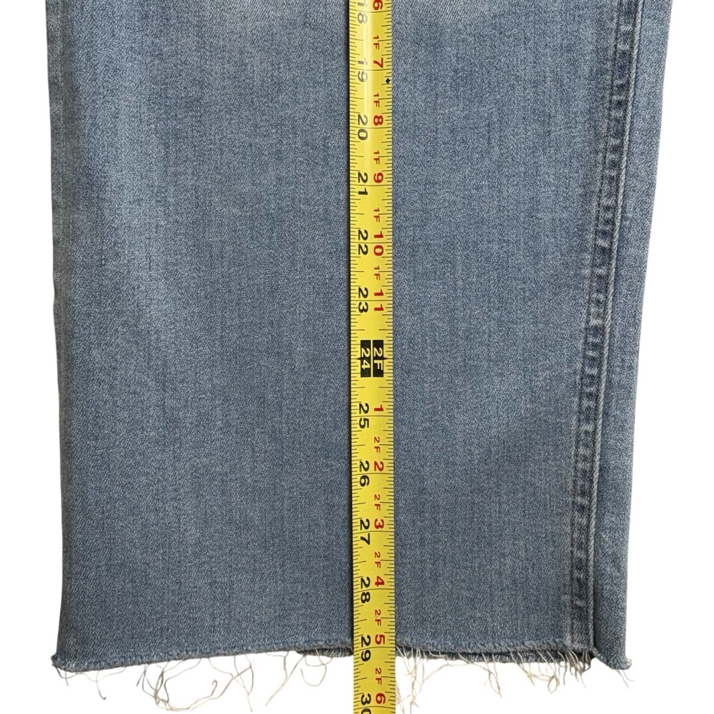 NWT Citizens of Humanity Palma High Rise Straight Leg Jeans Lisbon 34 Raw Hem - Picture 10 of 16